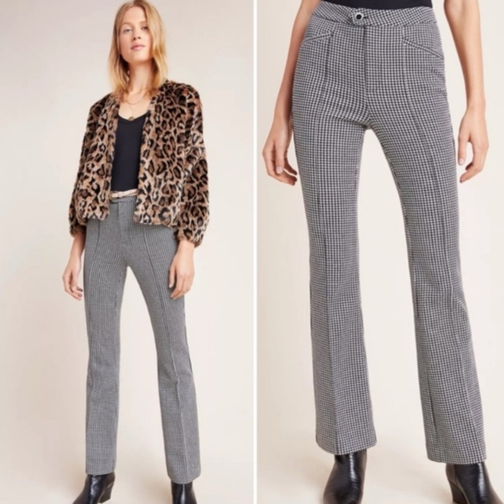 Anthropologie High Waist Retro Flare Pants